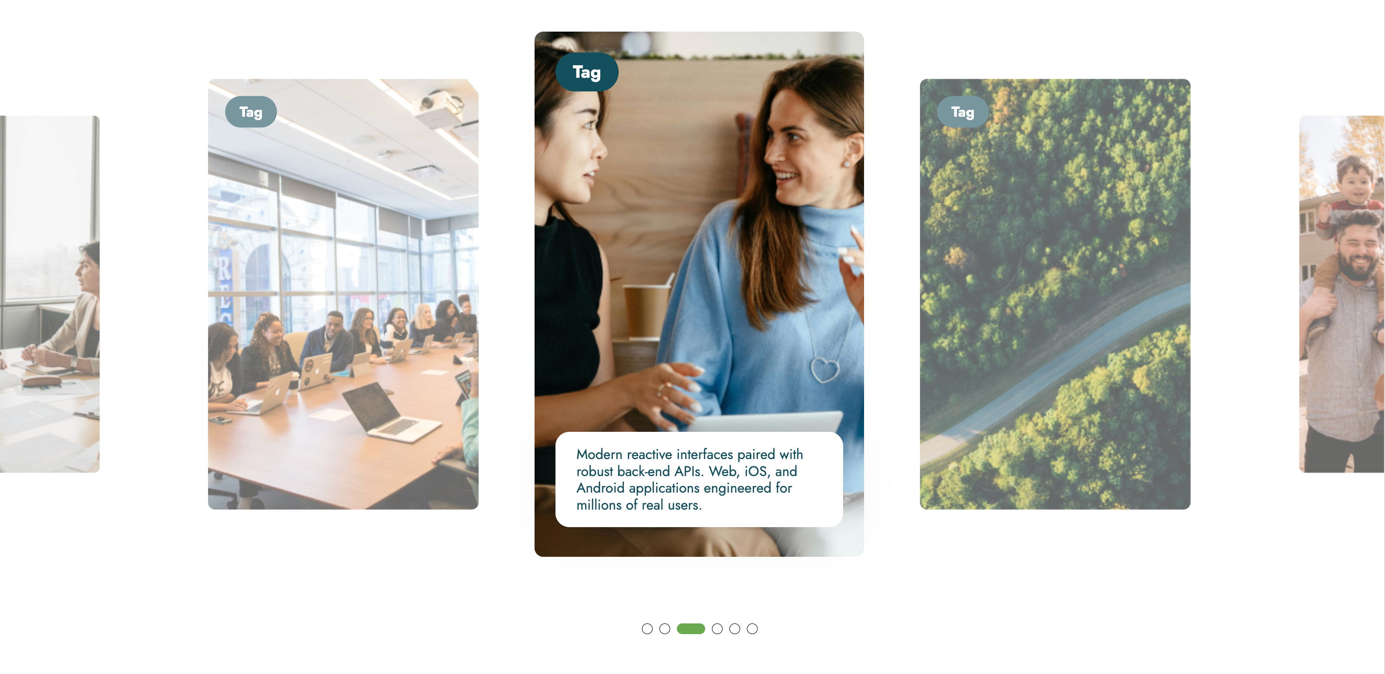 Infinite loop with smooth swipe, drag, and keyboard-friendly navigation